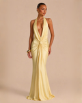 The Lusia Maxi Dress - Yellow