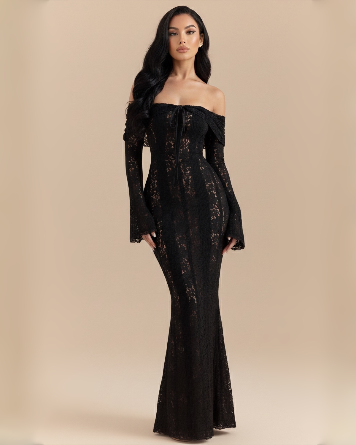 The Isabelle Maxi Dress - Black