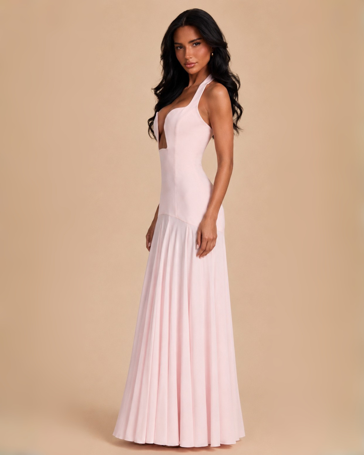 The Belle Maxi Dress - Baby Pink