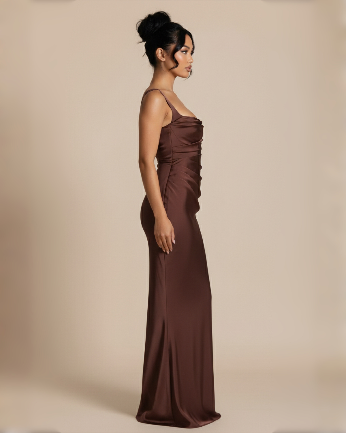 The Lorelai Maxi Dress - Brown