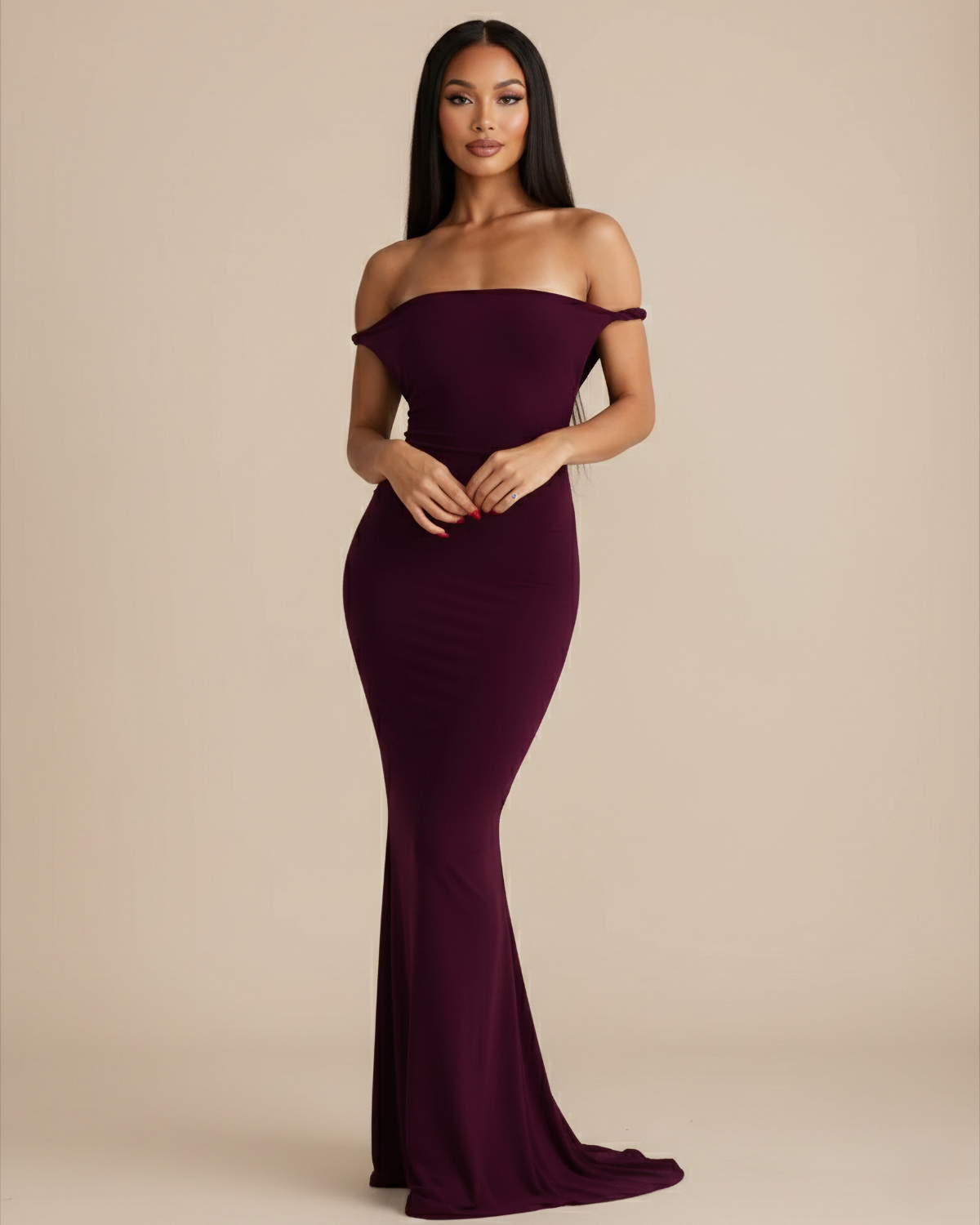 The Marina Maxi Dress - Purple