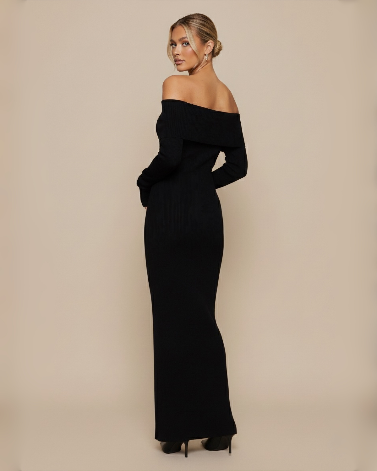 The Lia Maxi Dress - Black