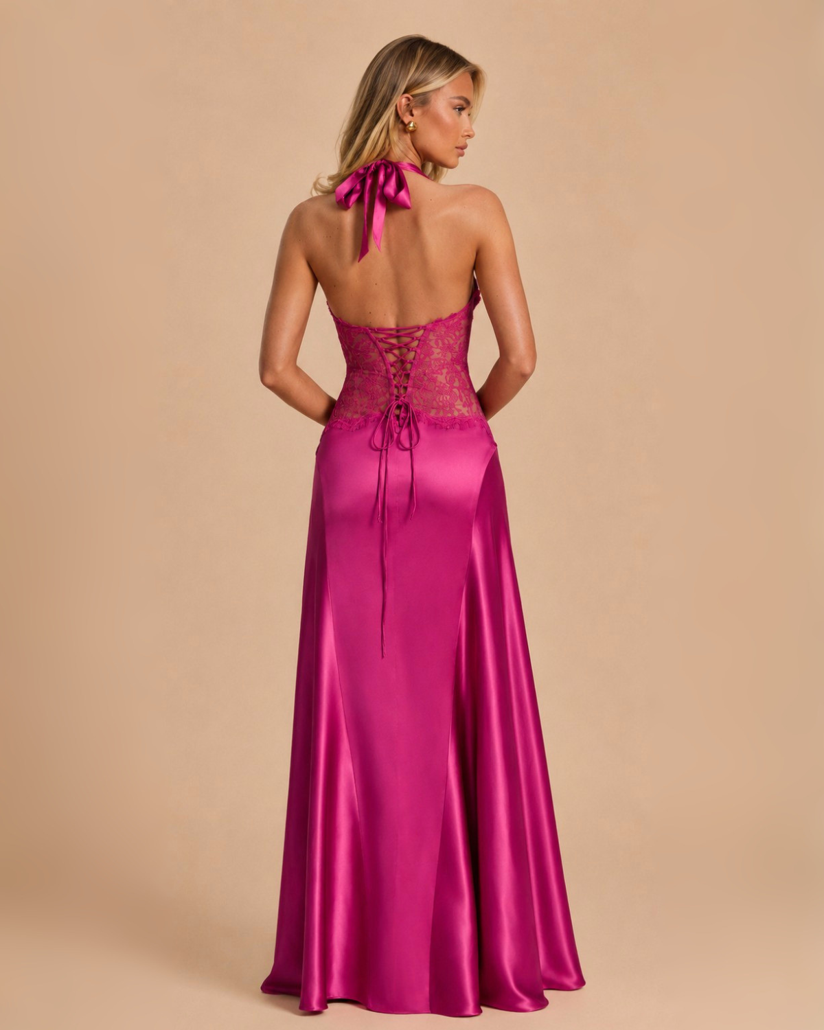 The Liyana Maxi Dress - Pink