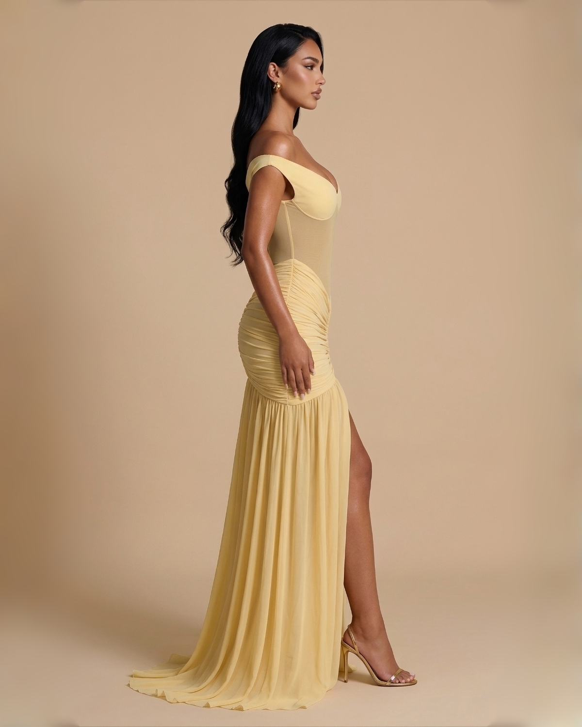 The Daphne Maxi Dress - Yellow
