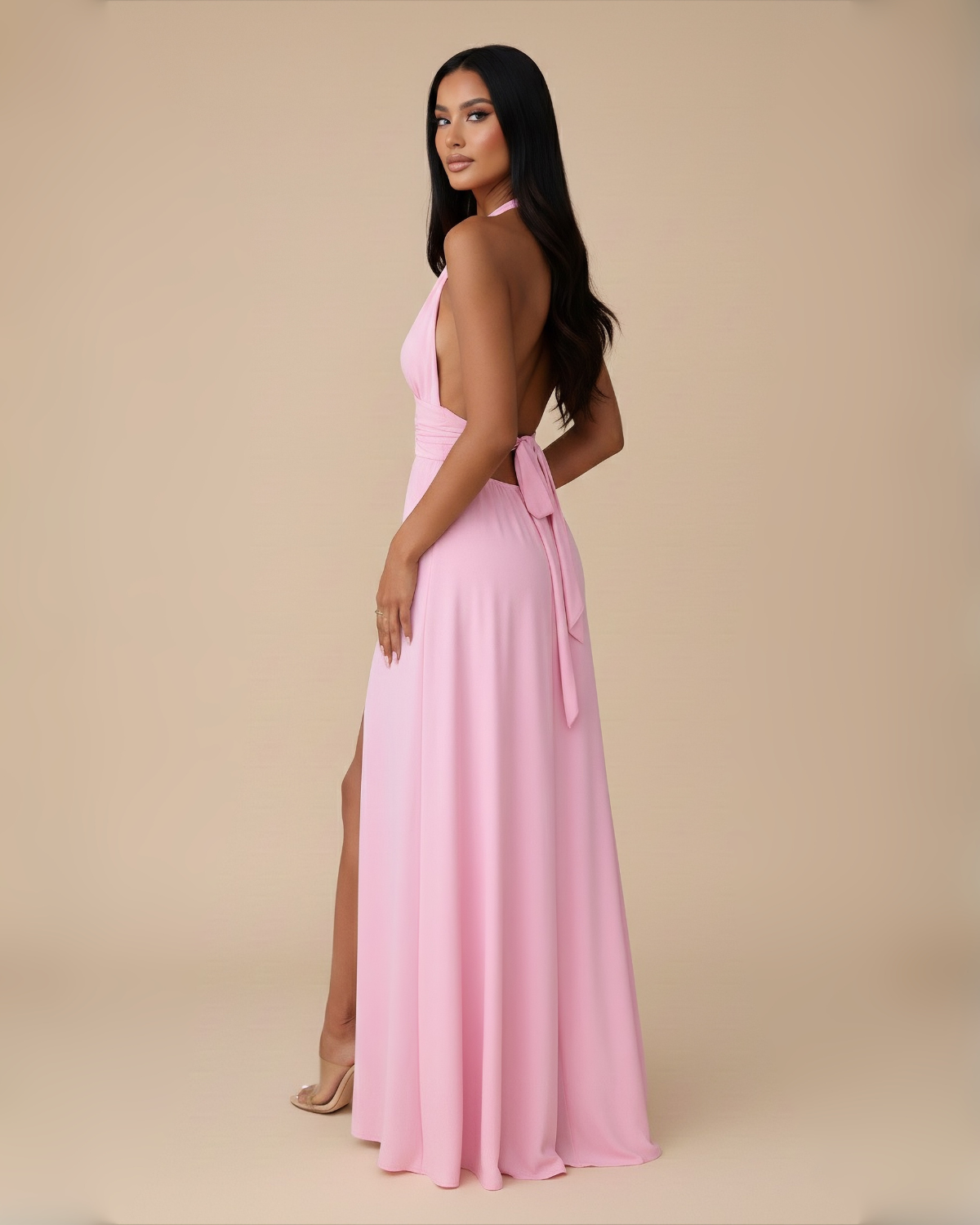 The Chloe Maxi Dress - Pink
