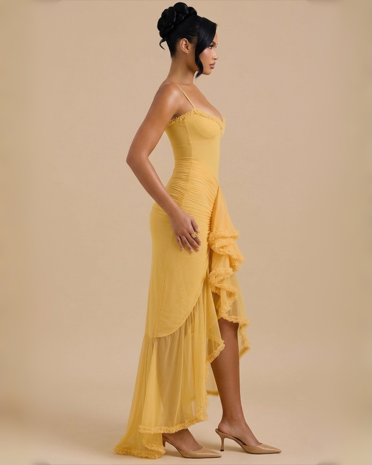 The Maliyah Maxi Dress - Yellow