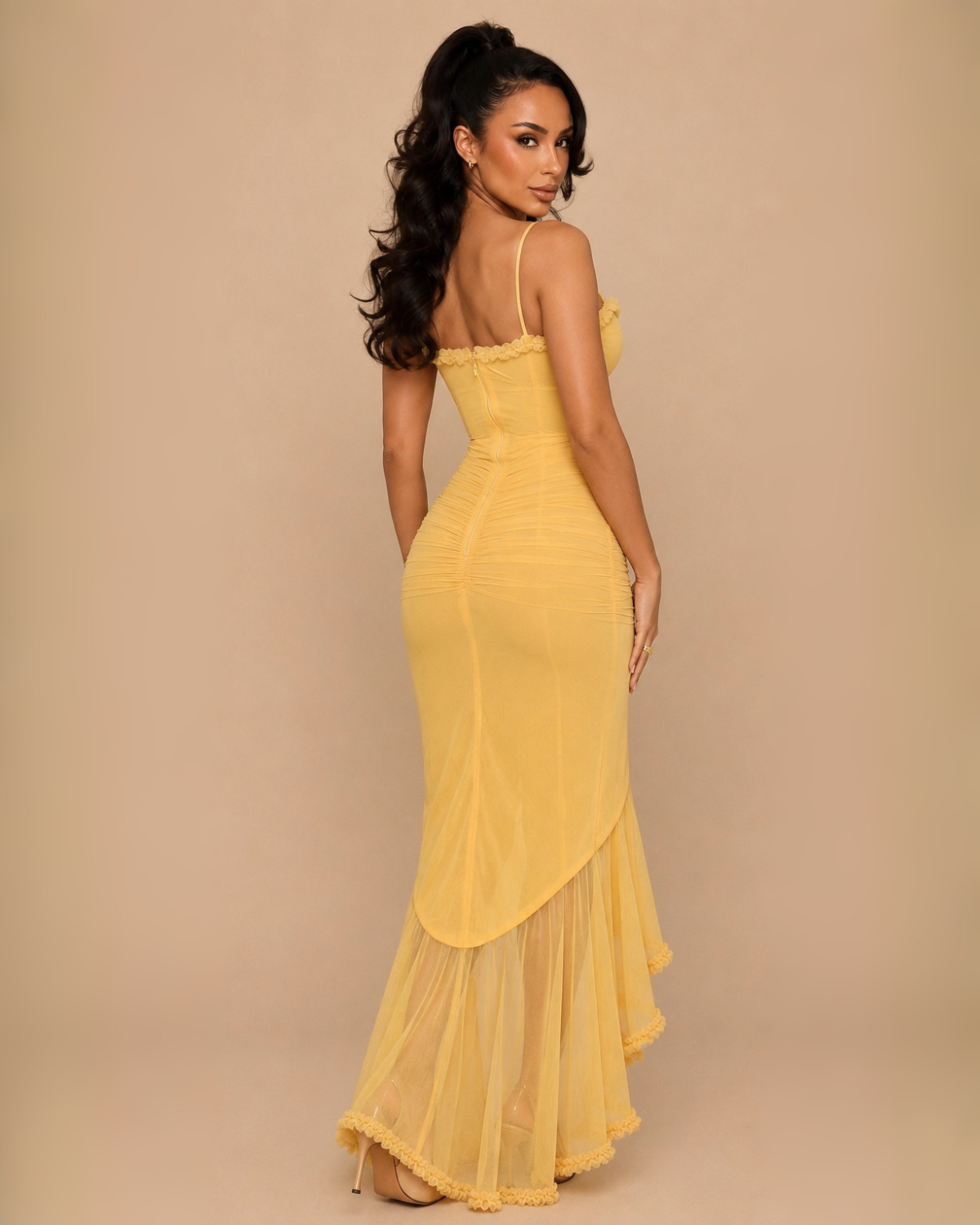 The Maliyah Maxi Dress - Yellow
