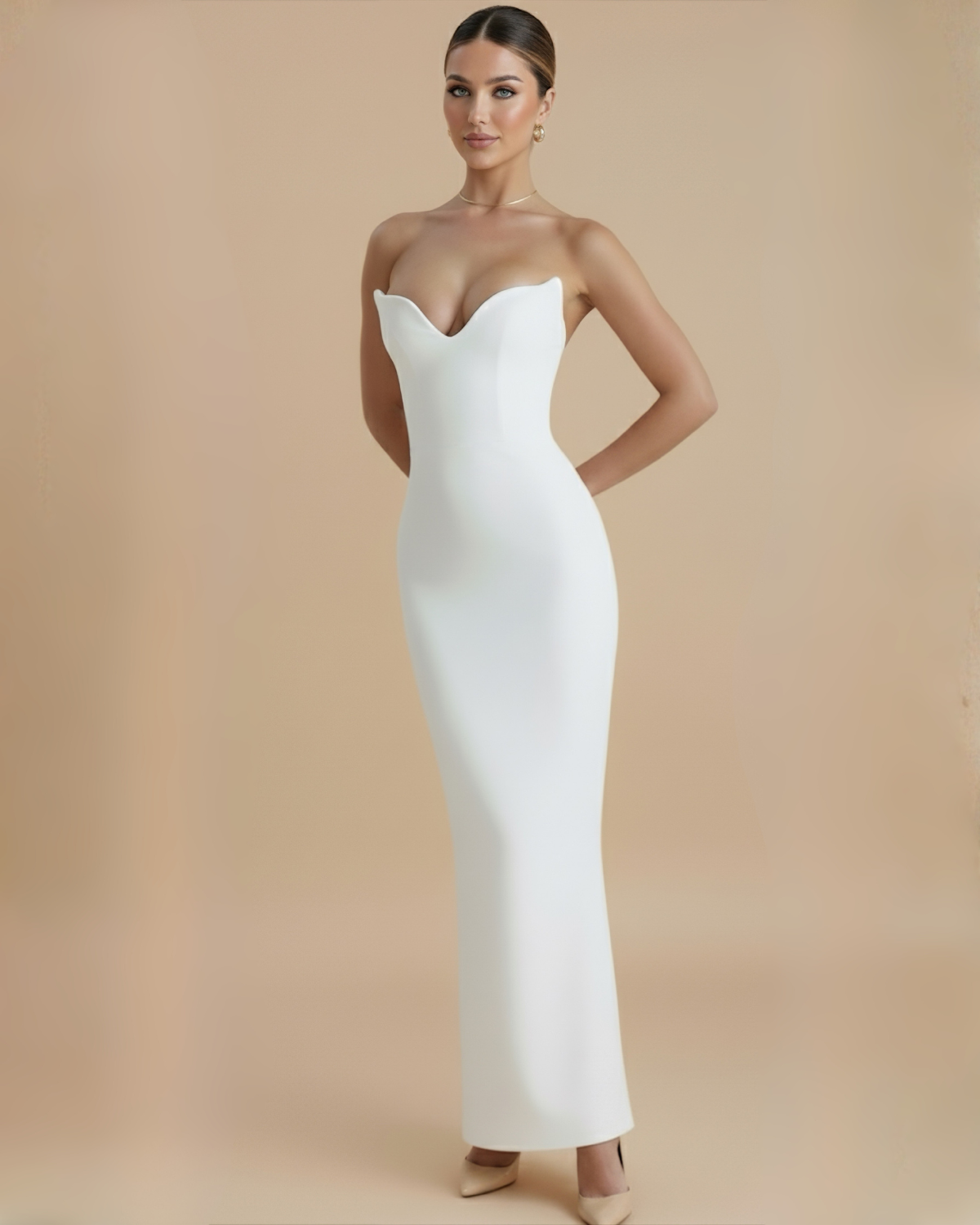 The Marianna Maxi Dress - White