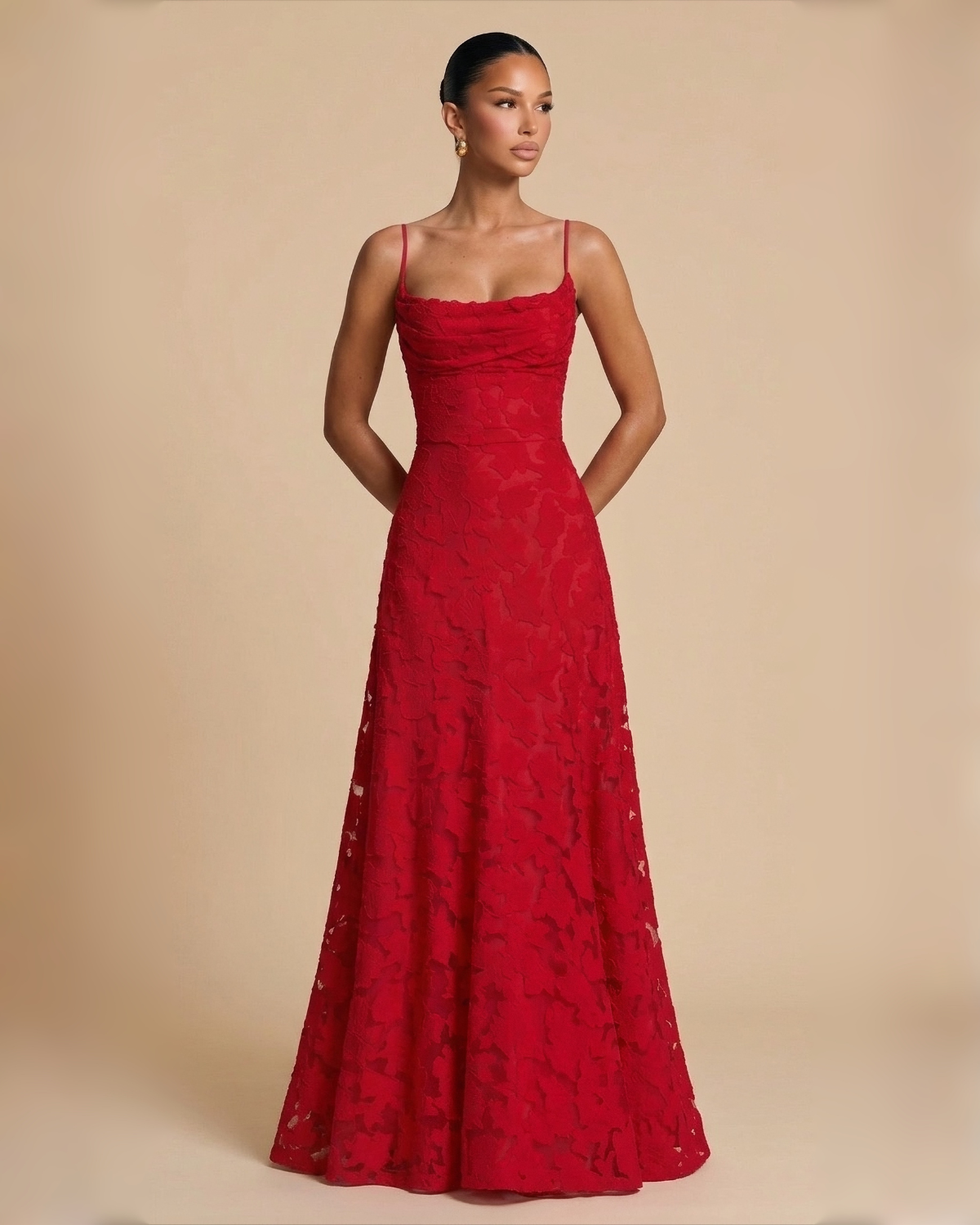 The Lola Maxi Dress - Red