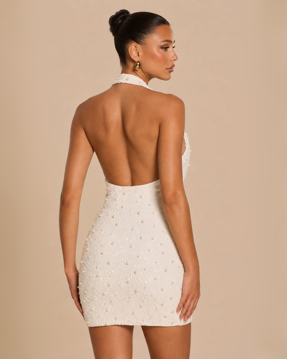 The Mindy Mini Dress - White