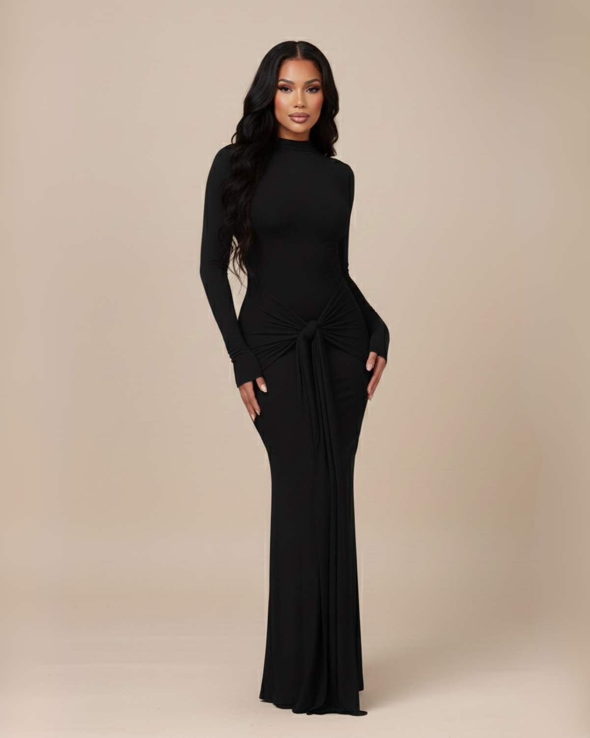 The Estelle Maxi Dress - Black