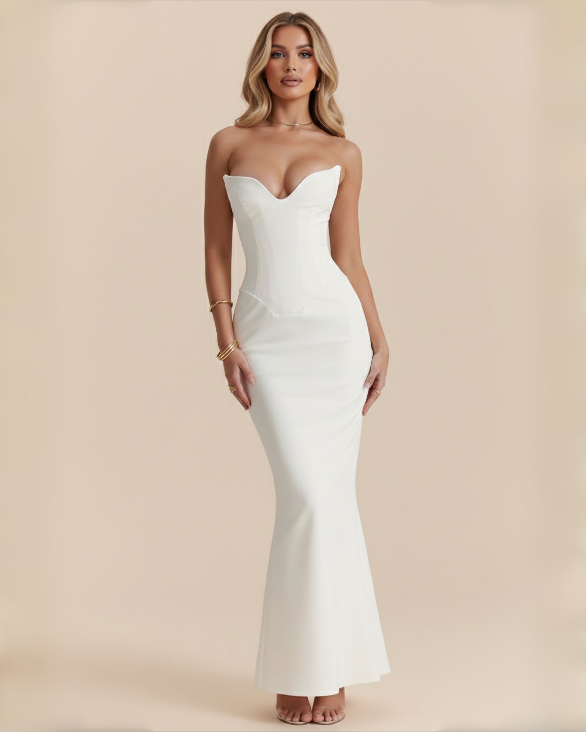 The Marianna Maxi Dress - White