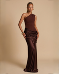 The Samira Maxi Dress - Brown