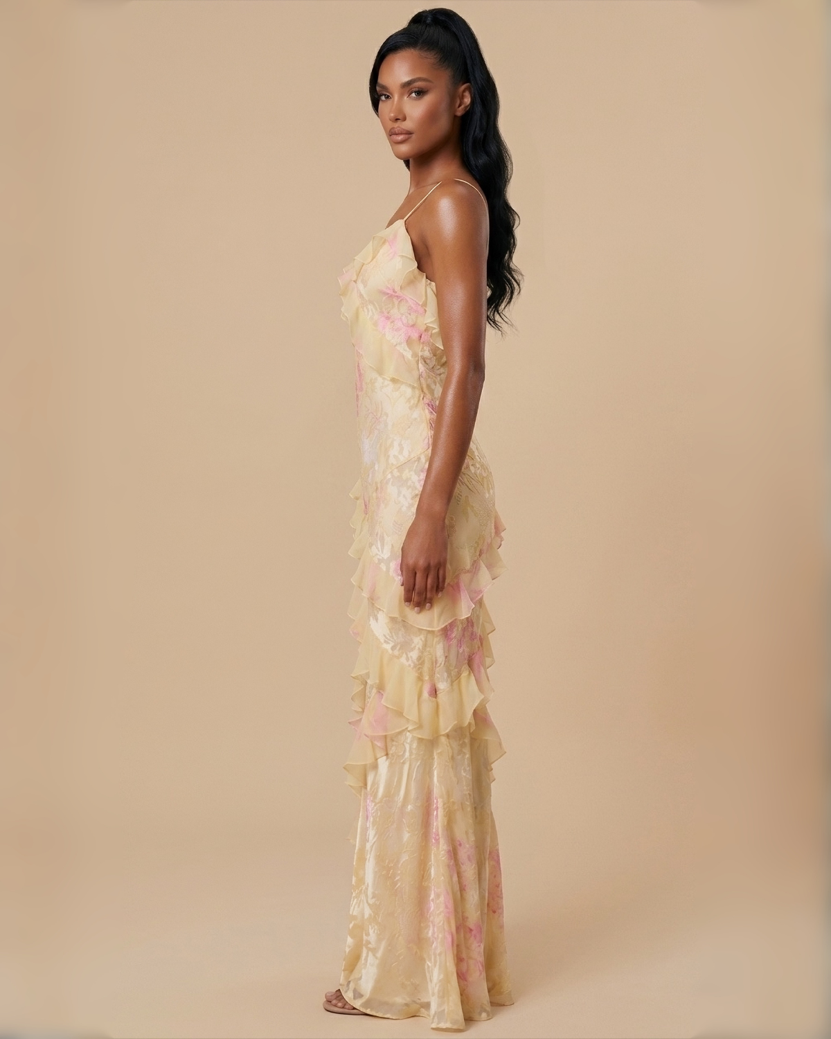 The Blossom Maxi Dress - Yellow