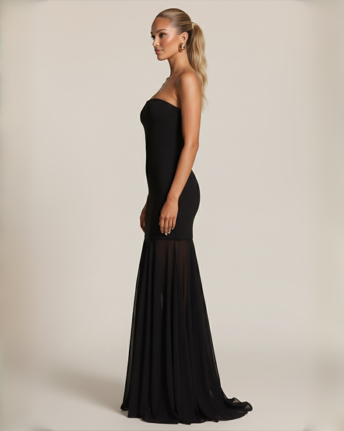 The Danya Maxi Dress - Black