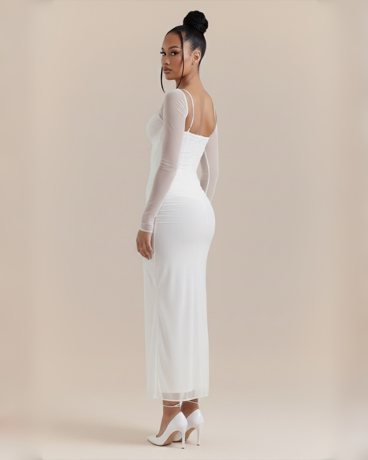 The Tamara Maxi Dress - White