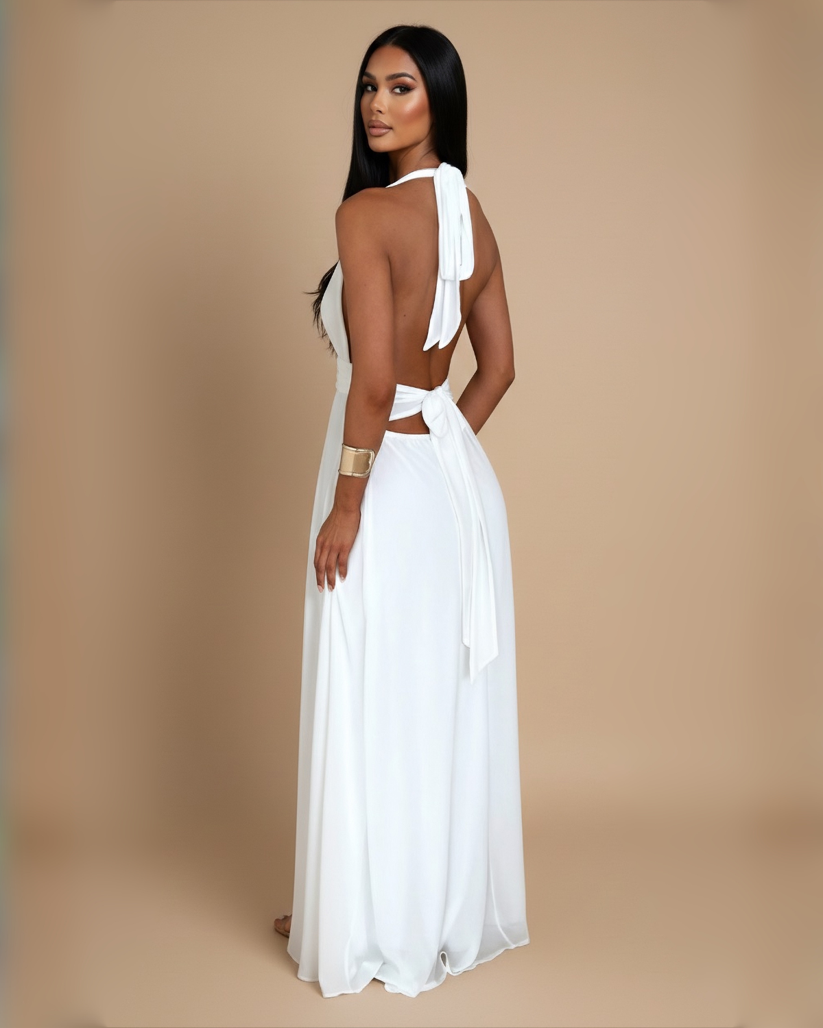 The Chloe Maxi Dress - White