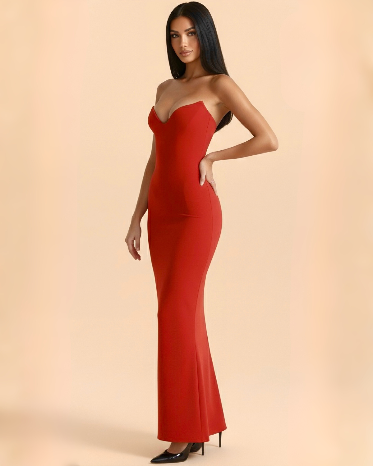 The Marianna Maxi Dress - Red