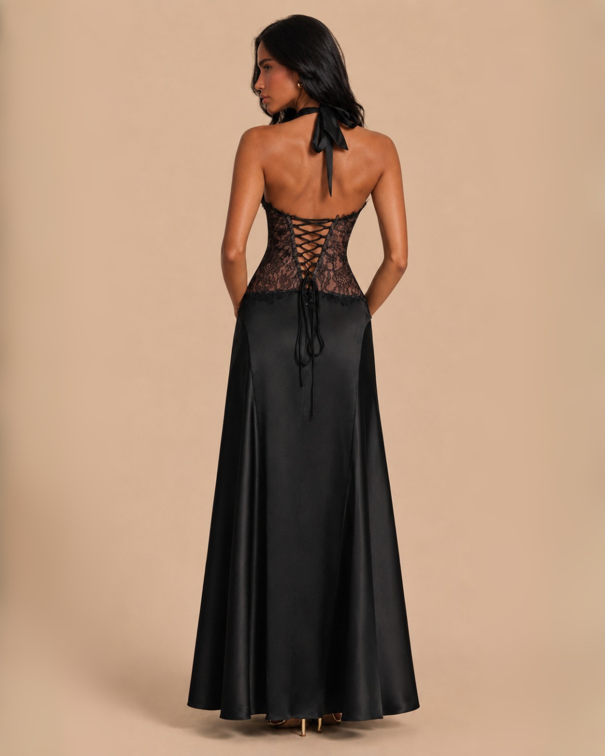 The Liyana Maxi Dress - Black