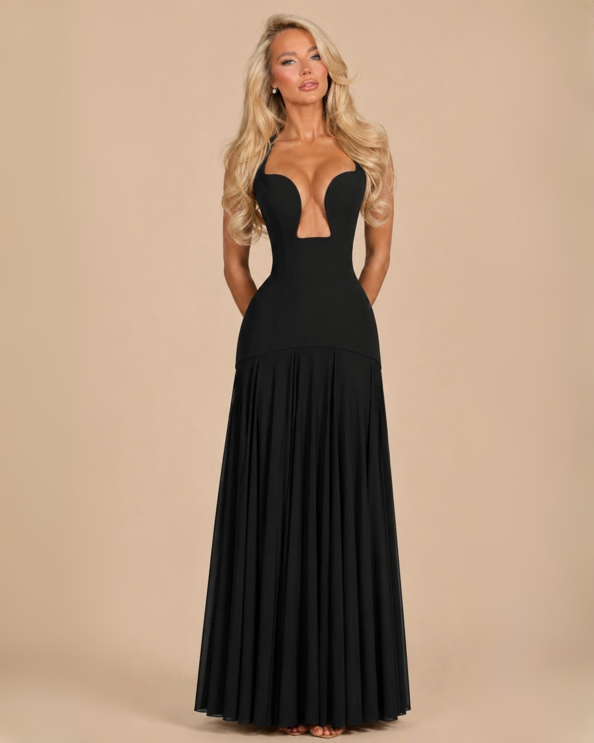 The Belle Maxi Dress - Black