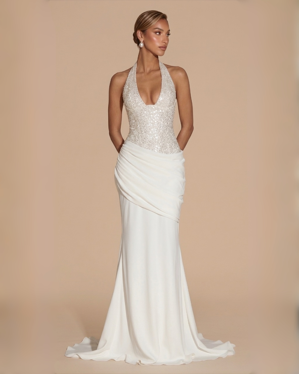 The Icelynn Maxi Dress - White