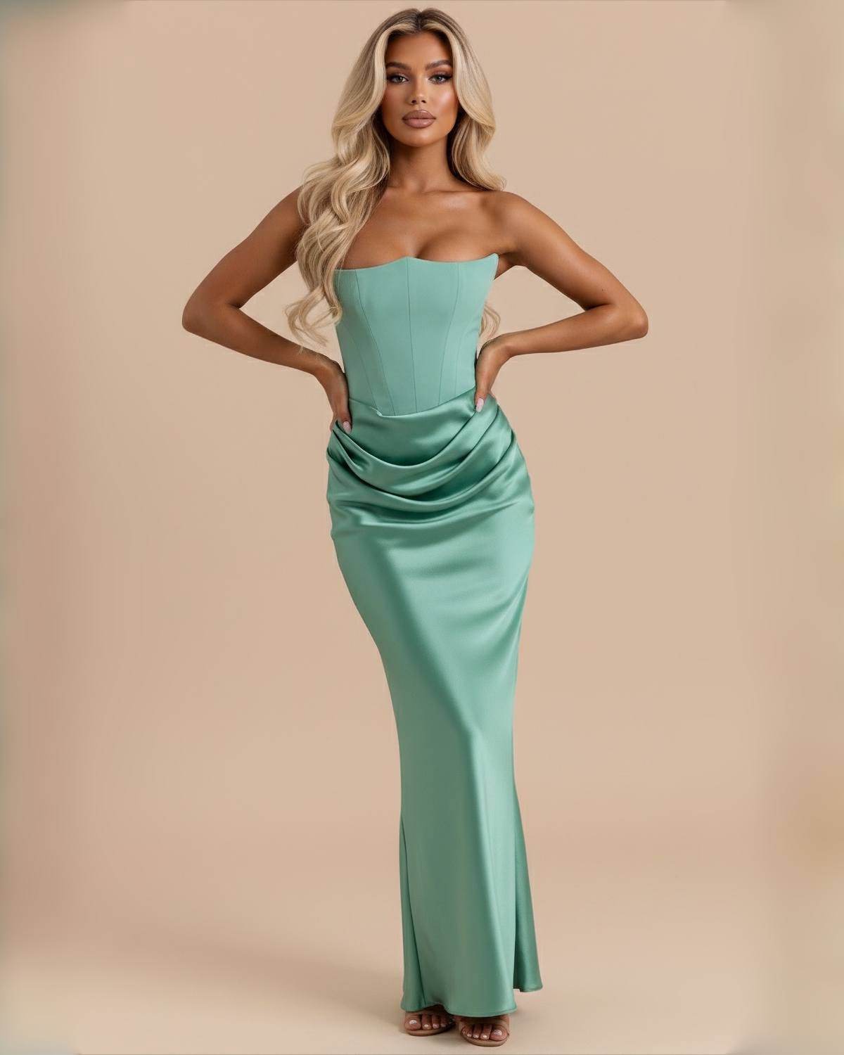The Laura Maxi Dress - Mint