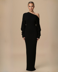 The Haven Knit Maxi Dress - Black