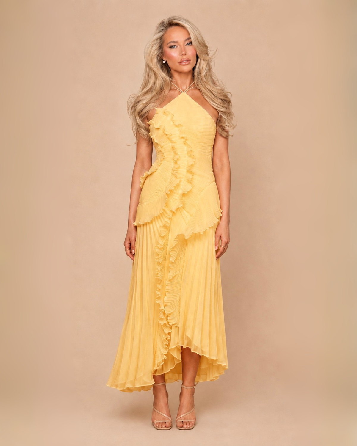 The Pamela Maxi Dress - Yellow