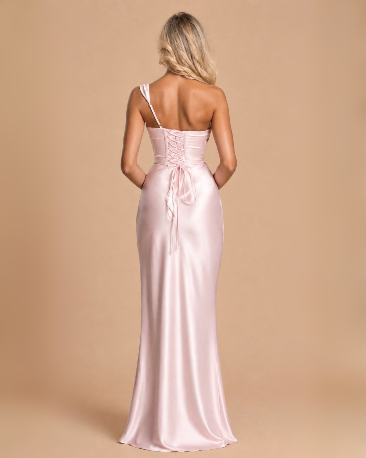 The Averie Maxi Dress - Blush Pink