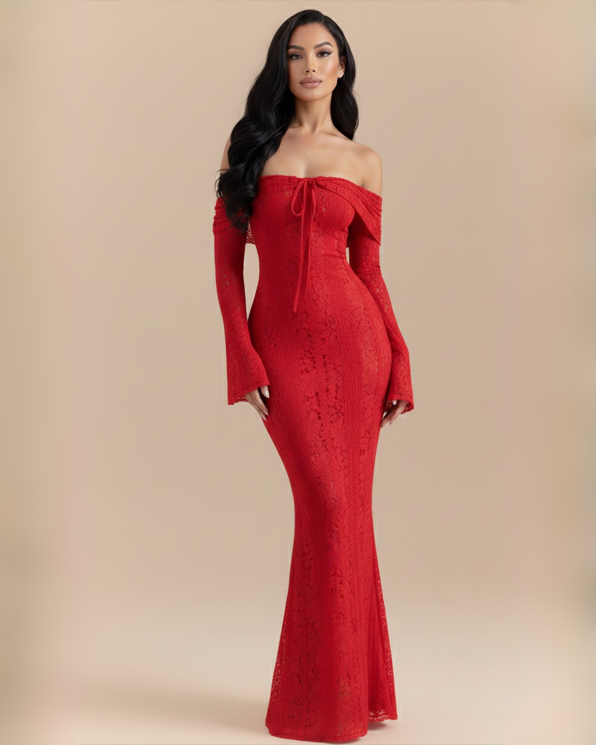The Isabelle Maxi Dress - Red