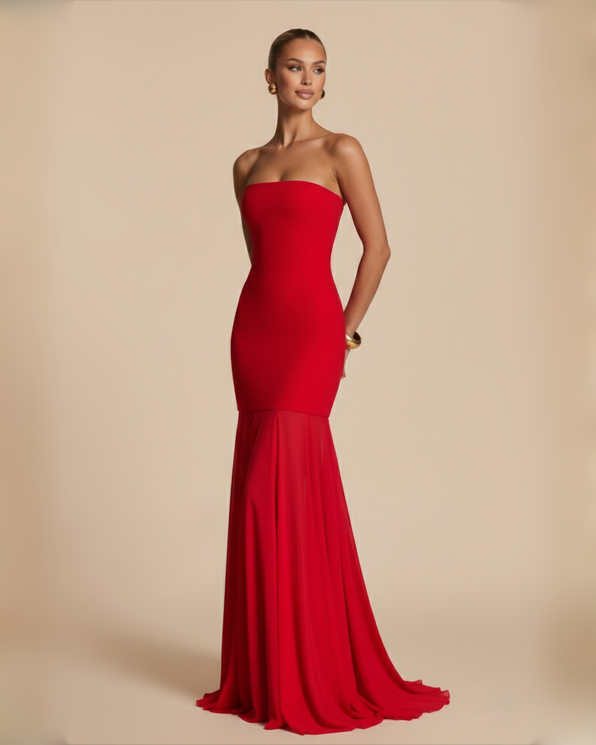 The Danya Maxi Dress - Red