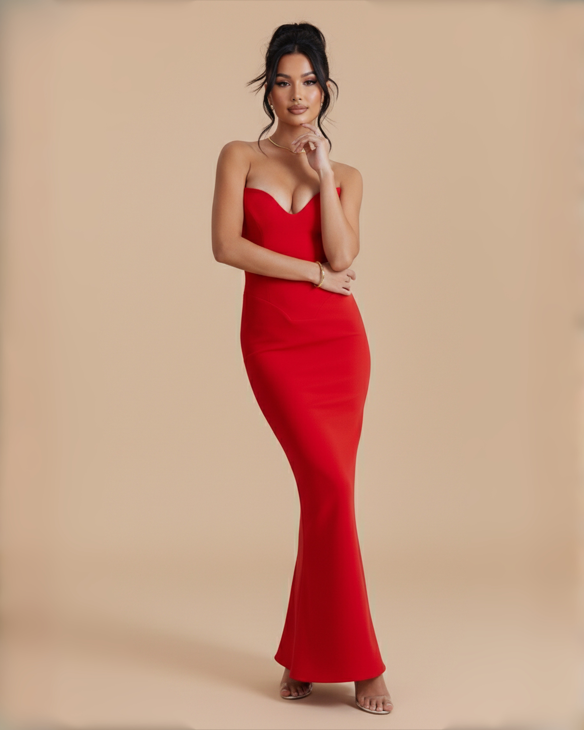 The Marianna Maxi Dress - Red