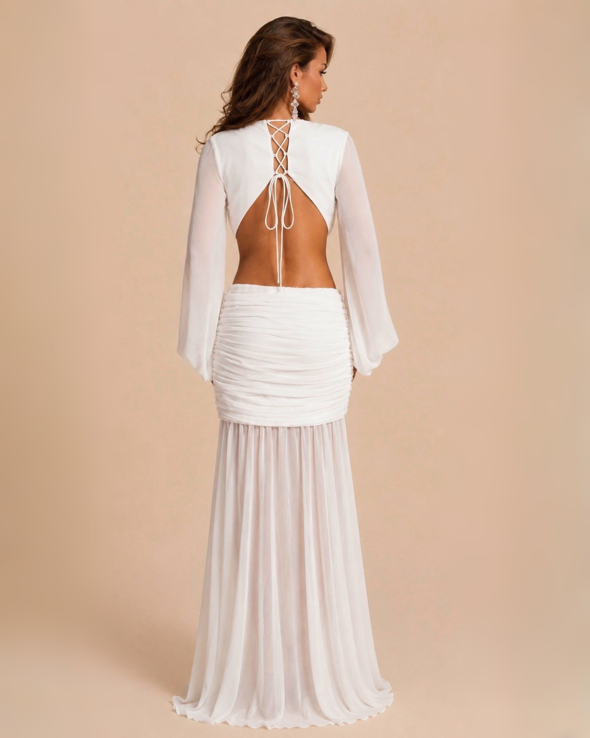 The Sasha Maxi Dress - White