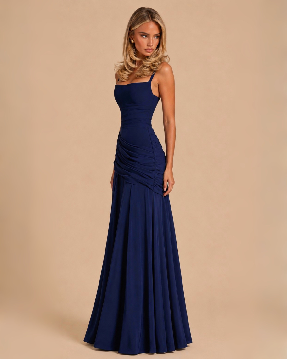 The Asha Maxi Dress - Navy
