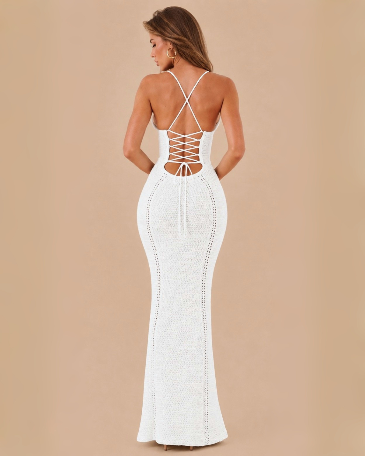 The Menita Maxi Dress - White