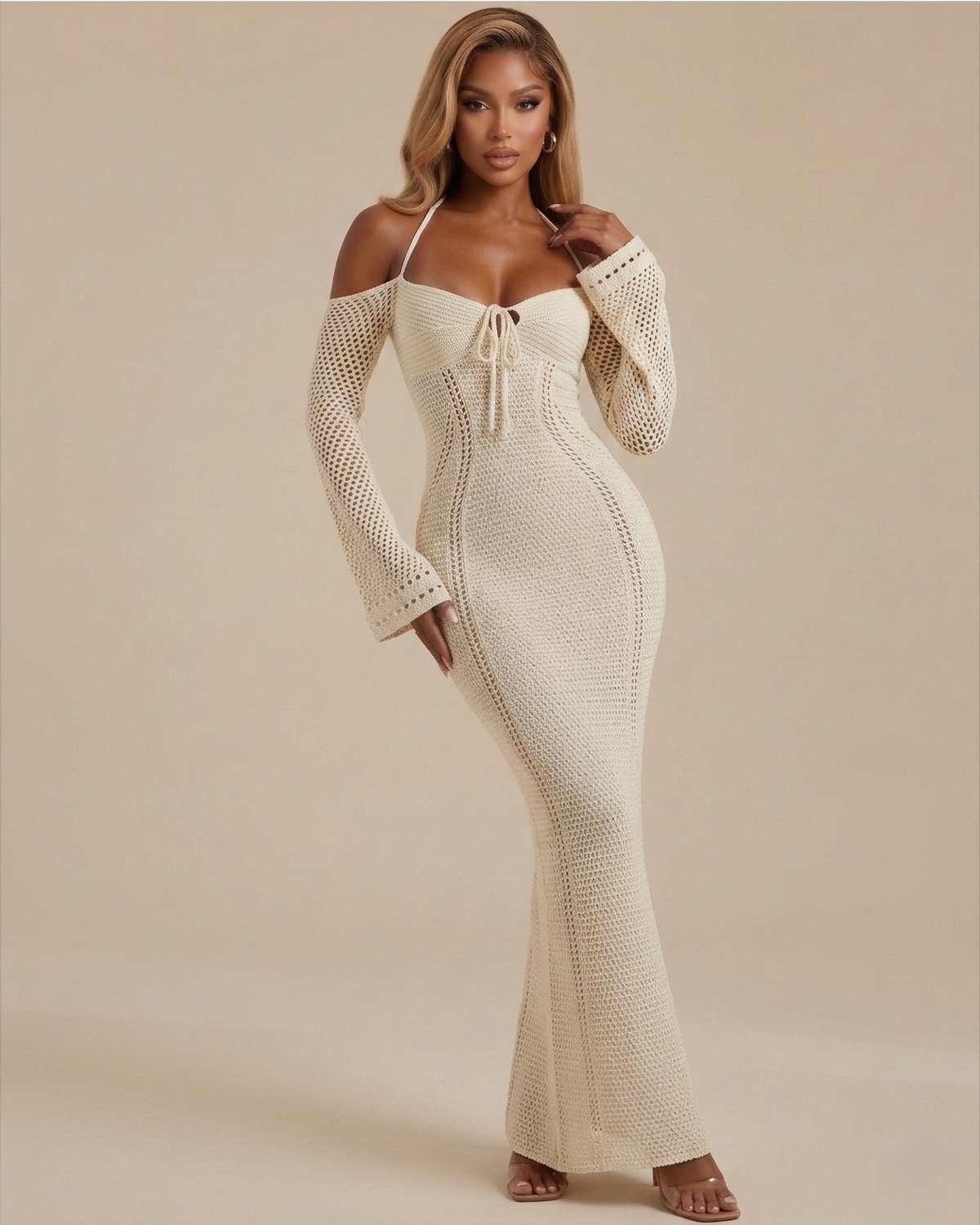 The Tatiana Maxi Dress - Cream