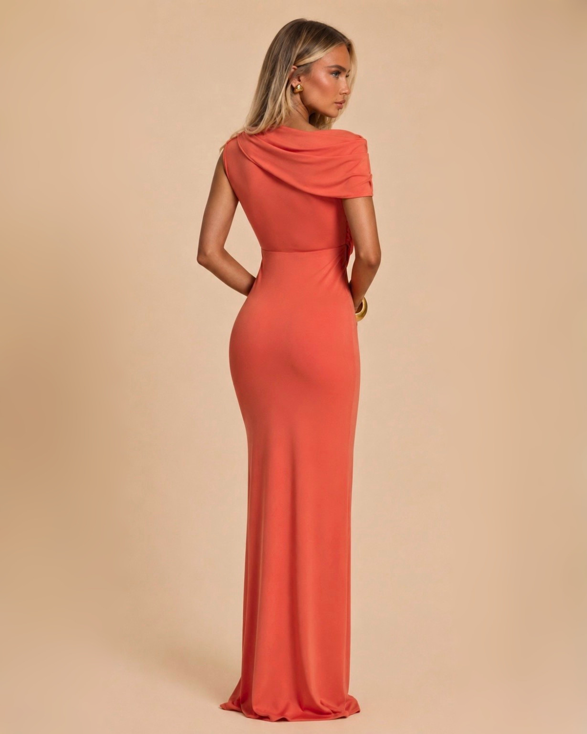 The Elowen Maxi Dress - Orange