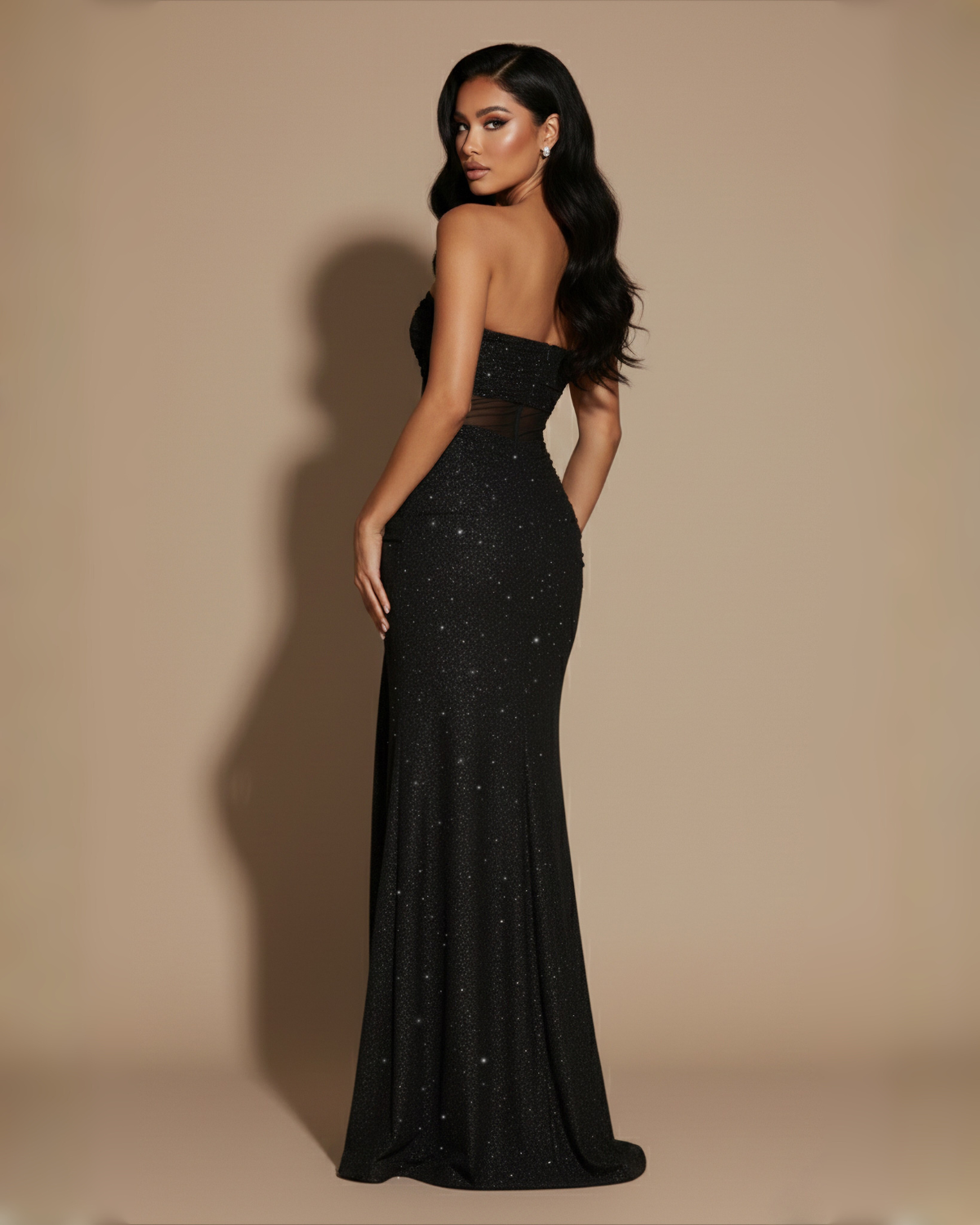 The Aurelia Maxi Dress - Midnight Black