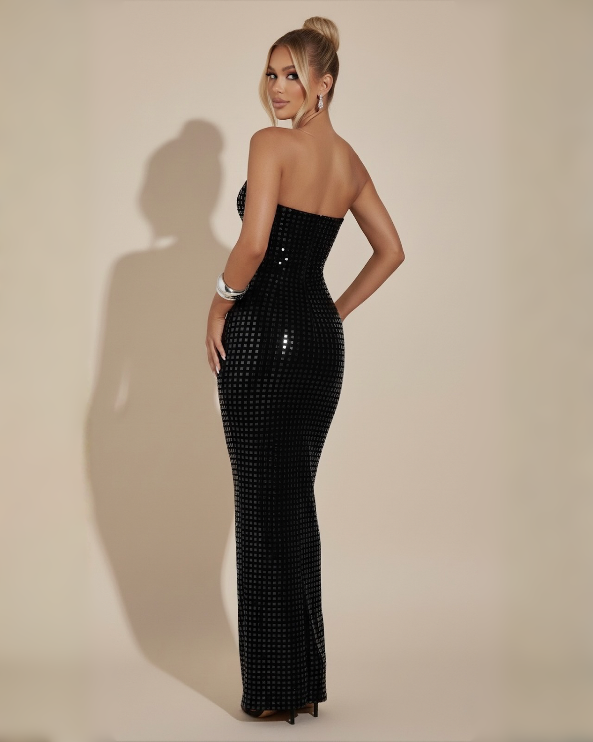 The Thalia Tube Maxi Dress - Black