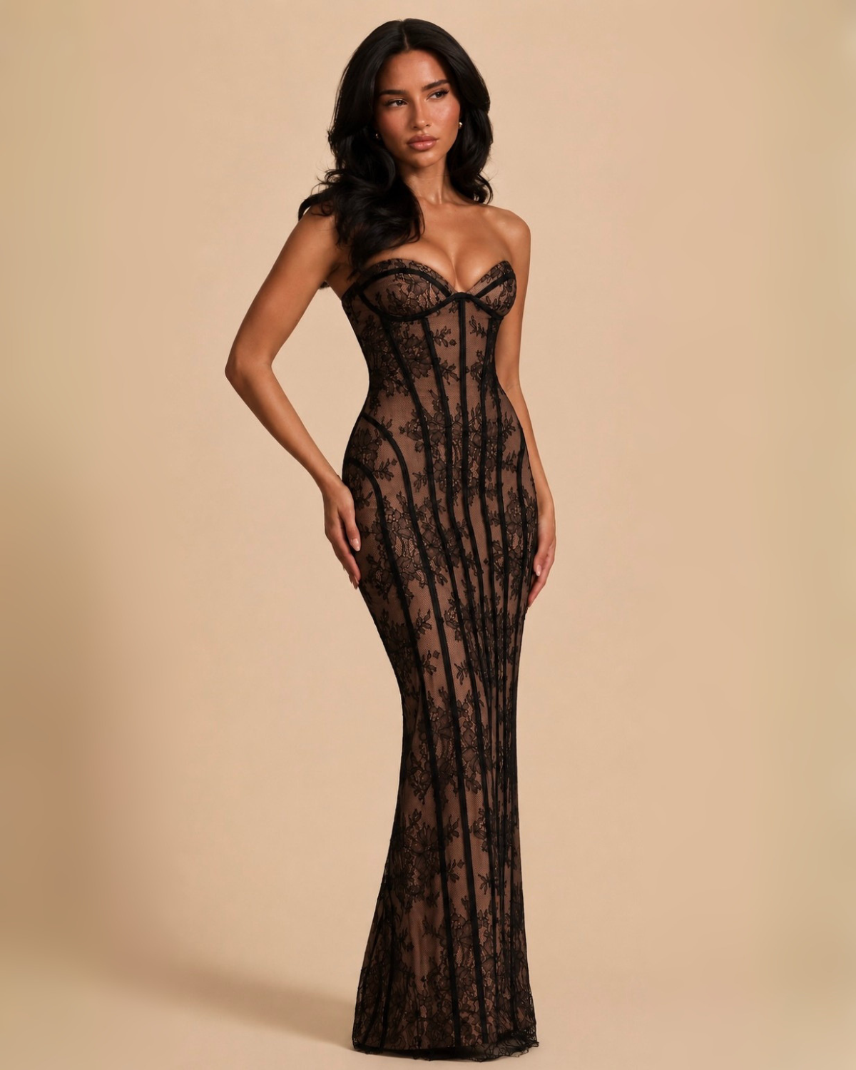 The Alexandra Maxi Dress - Black