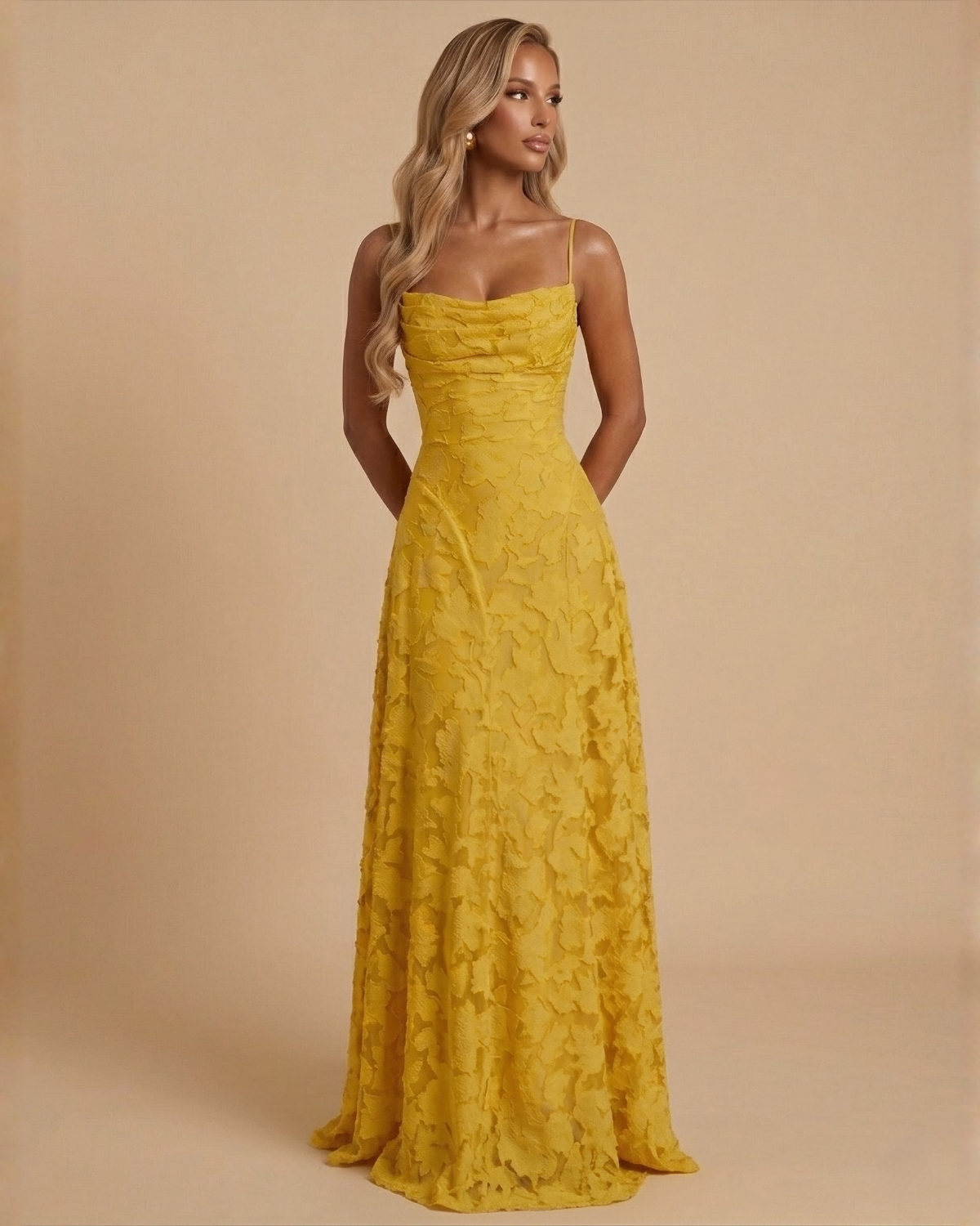 The Lola Maxi Dress - Yellow