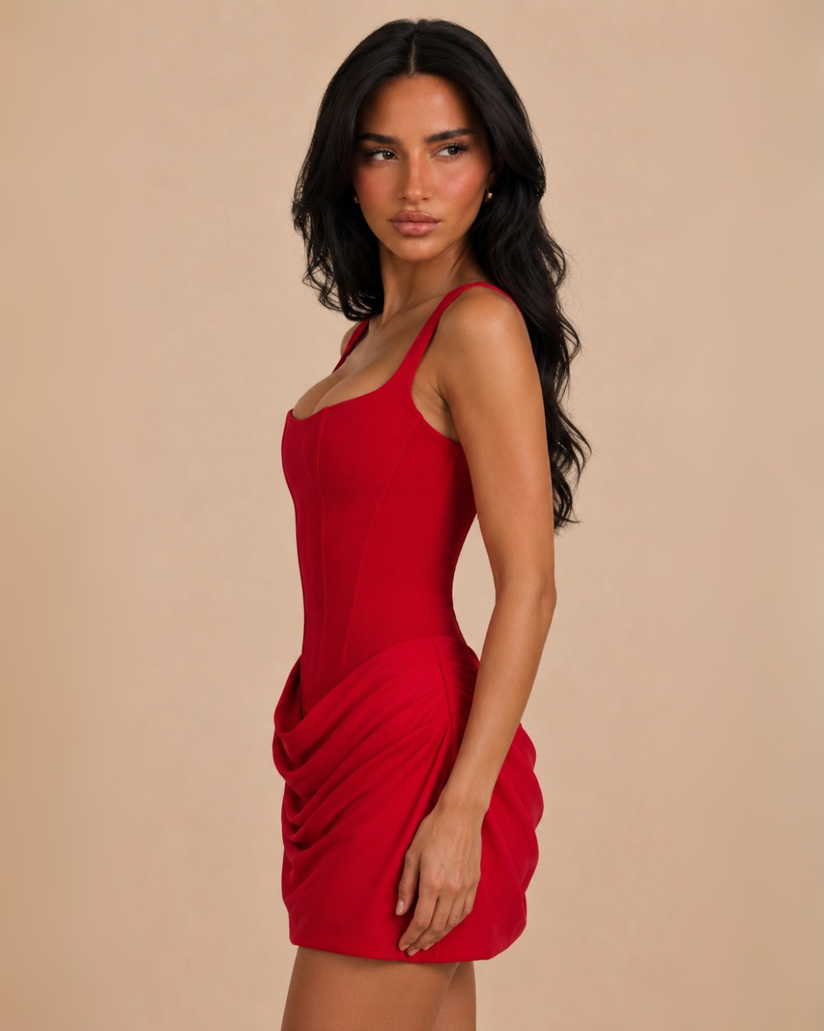 The Seraphina Mini Dress - Red