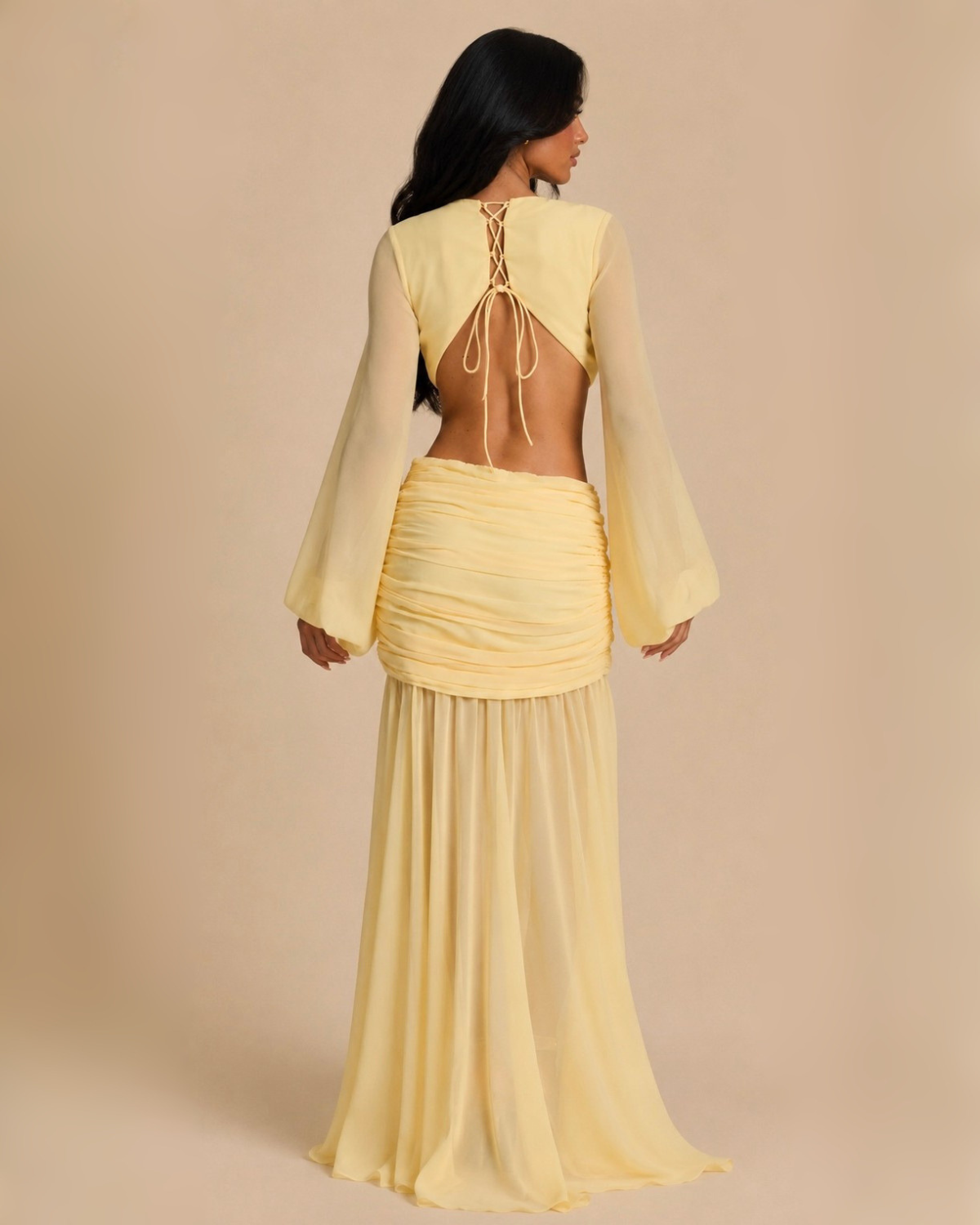 The Sasha Maxi Dress - Yellow