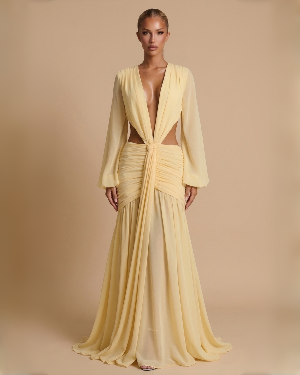 The Sasha Maxi Dress - Yellow Onalah The Sasha Maxi Dress - Yellow Onalah