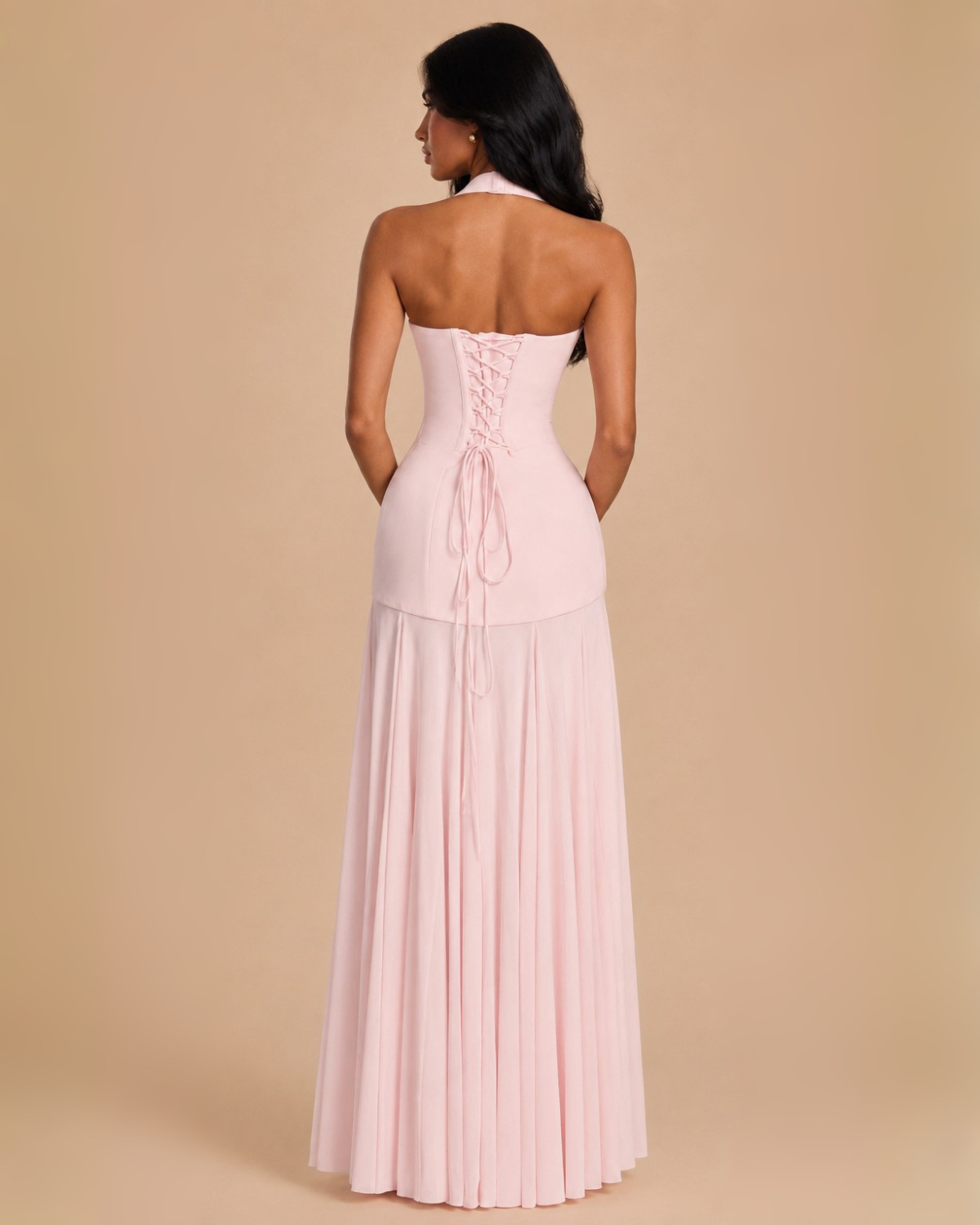 The Belle Maxi Dress - Baby Pink