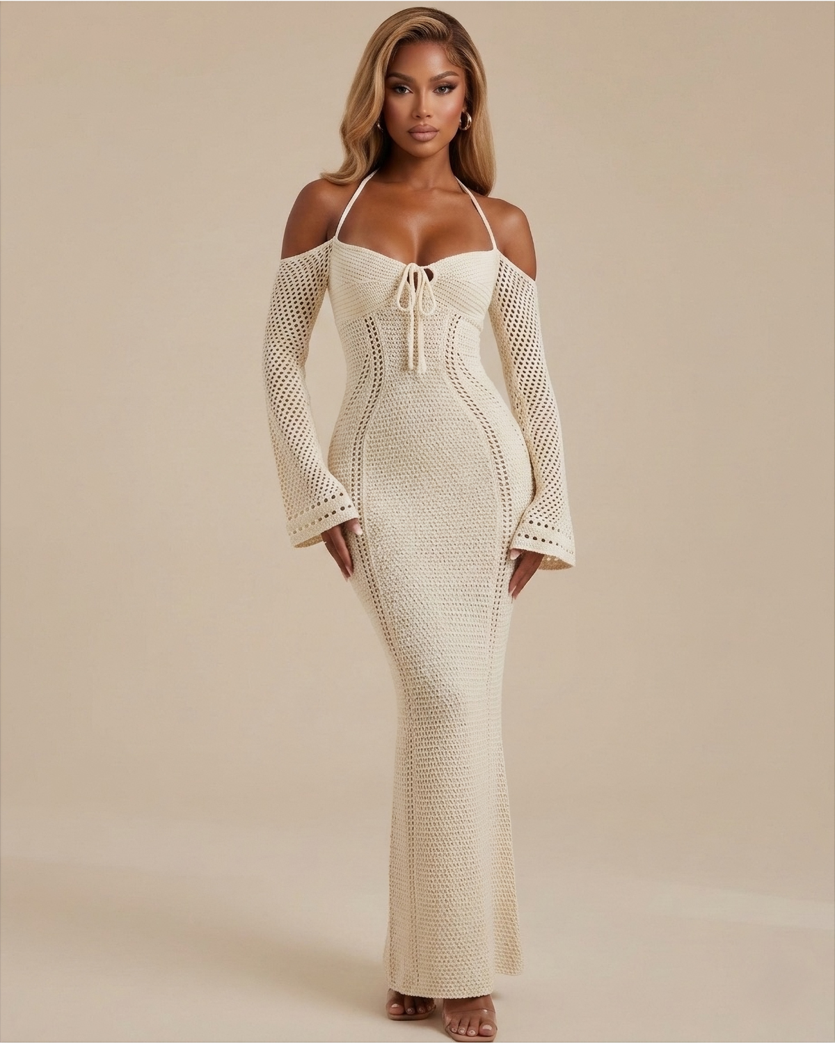 The Tatiana Maxi Dress - Cream
