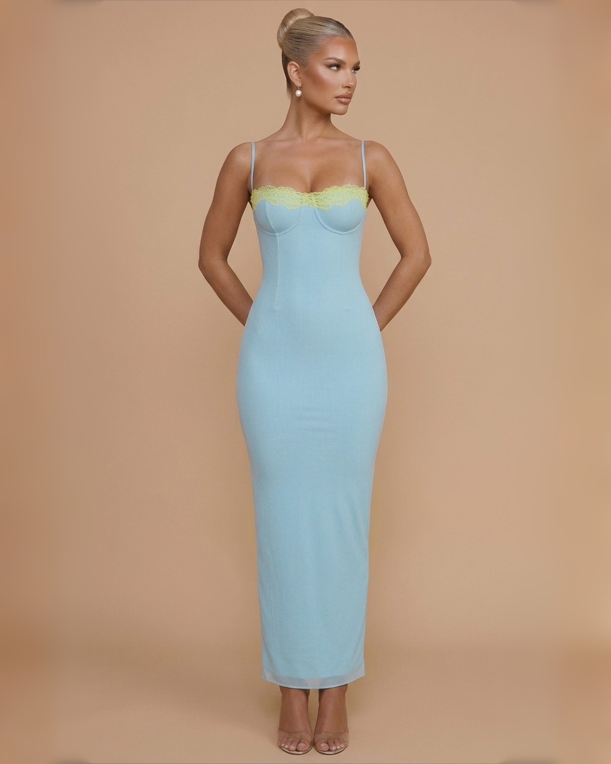 The Yaya Maxi Dress - Sky Blue