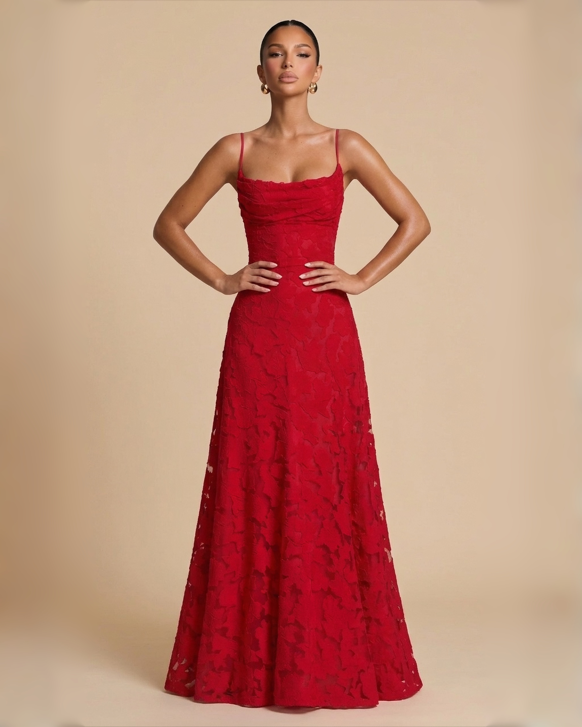 The Lola Maxi Dress - Red