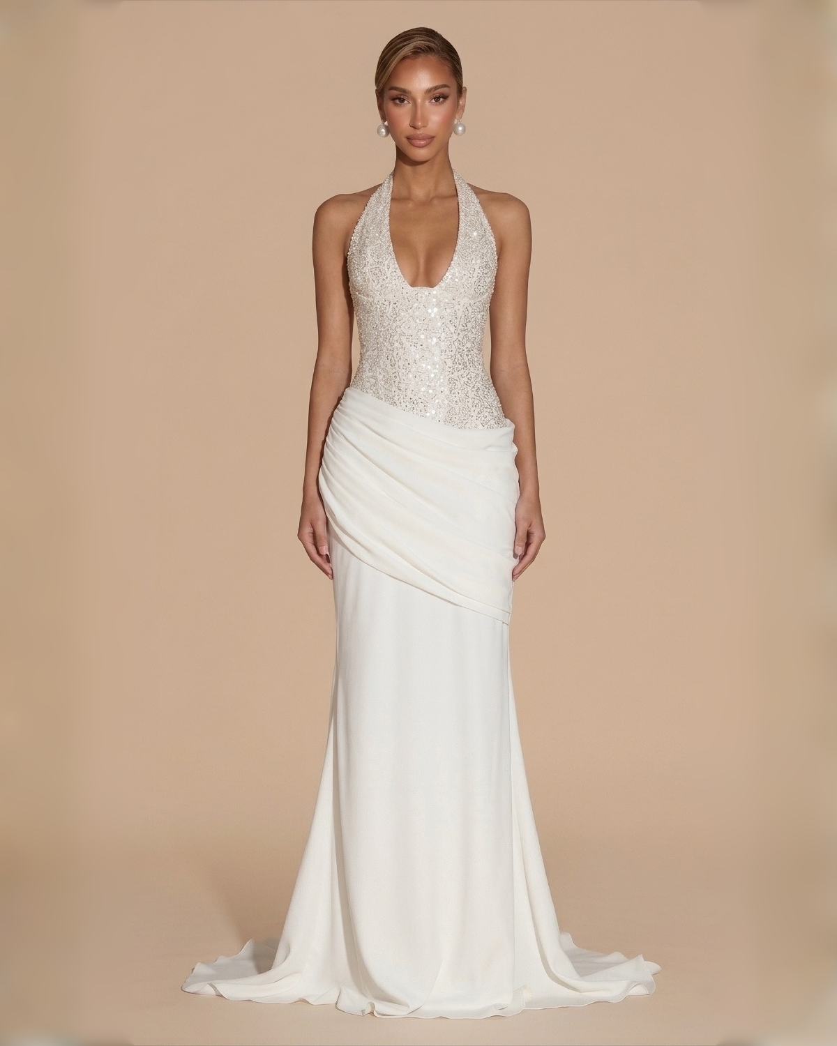 The Icelynn Maxi Dress - White