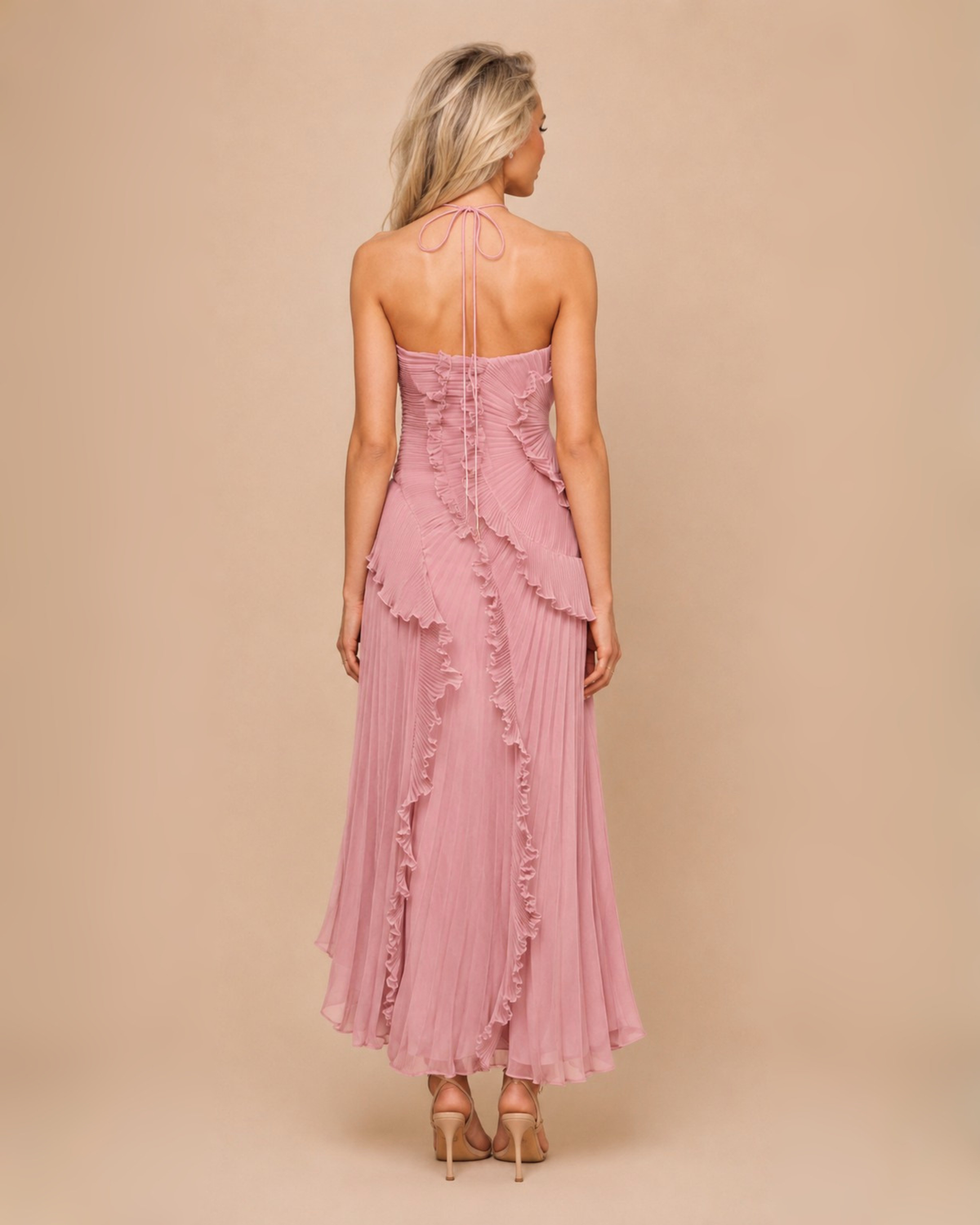 The Pamela Maxi Dress - Blush Pink